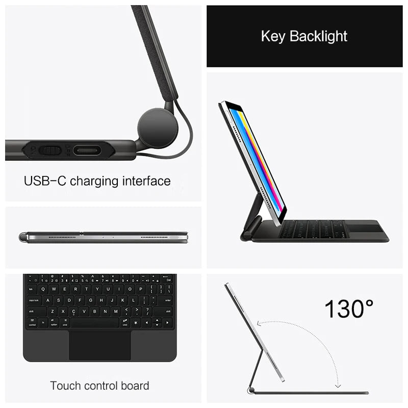 מקלדת לאייפאד Magic Keyboard For iPad 2022 10 10th Generation 10.9inch